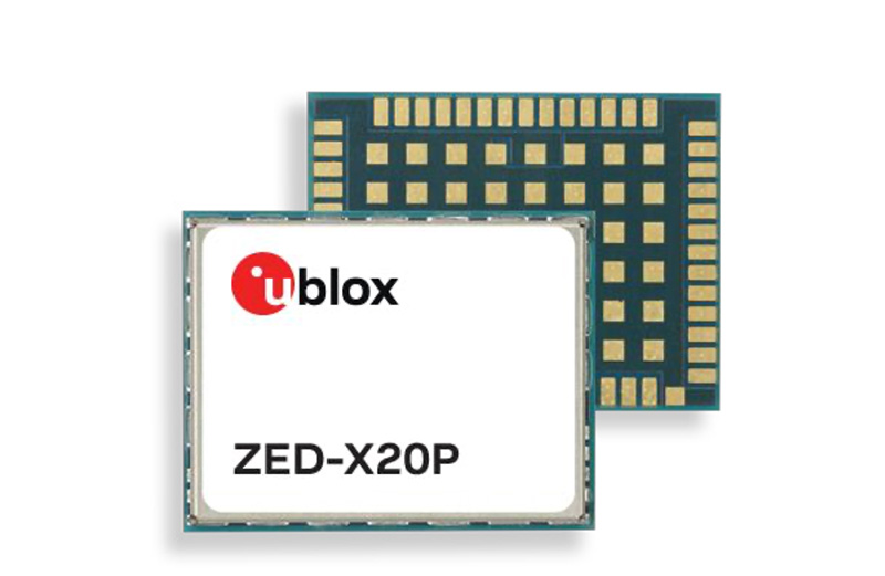 u-blox製GNSSレシーバー X20
